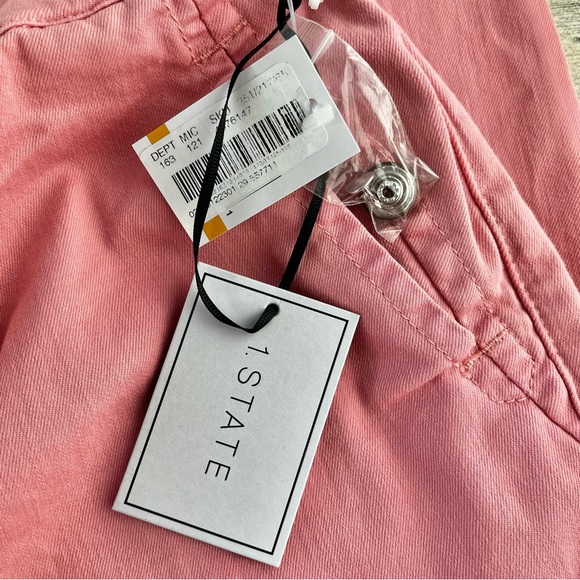 1. STATE Pink Paperbag NEW Pink Jean Pants 29 - Picture 6 of 10